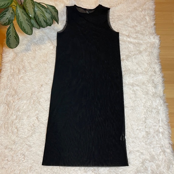 Two Piece: Mesh Cover Slip Dress - Picture 2 of 16